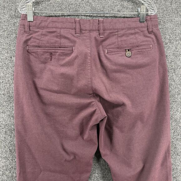 Ted Baker London Dress Pants Womens 33 Purple Flat Front Straight Office Career - Picture 4 of 11